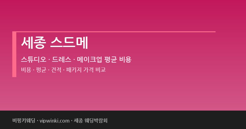 세종 스드메 비용 평균 견적 패키지 스튜디오 드레스 메이크업 가격